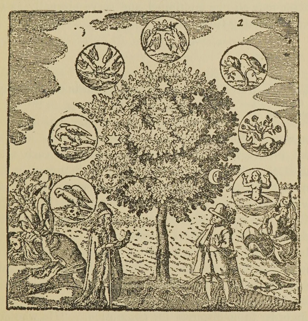 An illustration from Treatise on the great art : a system of physics according to Hermetic philosophy and theory and practice of the Magisterium, 1898, leaf 189