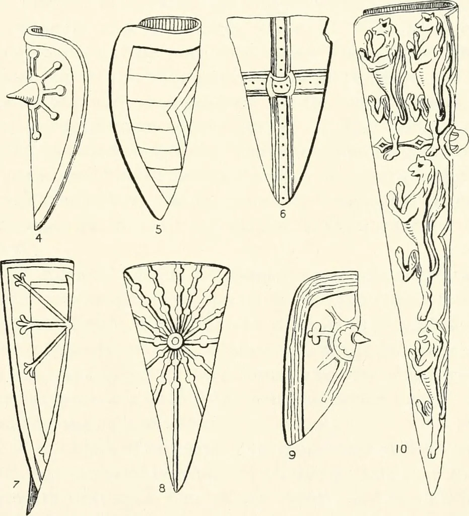 An illustration from A treatise on heraldry, British and foreign : with English and French glossaries, 1896, leaf 76