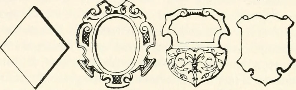An illustration from A treatise on heraldry, British and foreign : with English and French glossaries, 1896, leaf 93