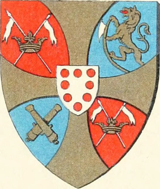 An illustration from A treatise on heraldry, British and foreign : with English and French glossaries, 1896, leaf 128