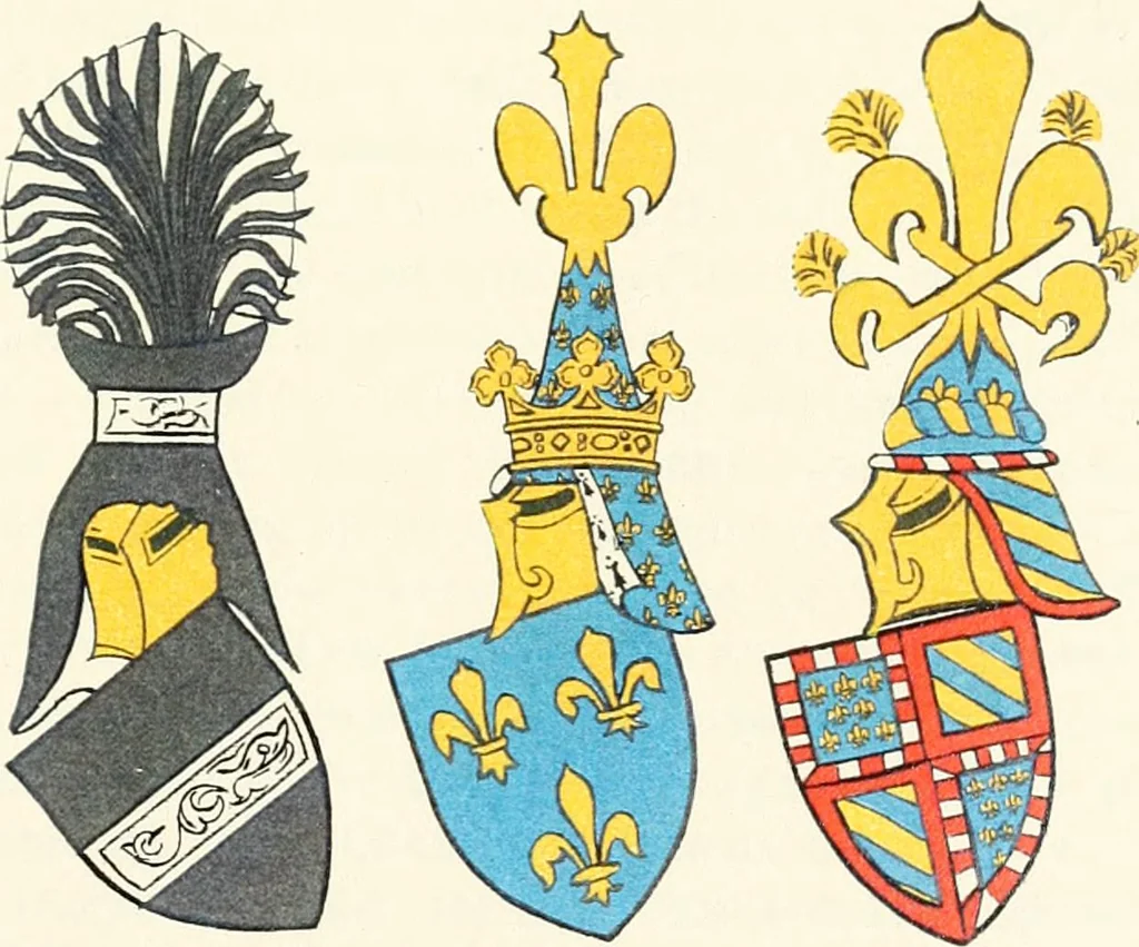 An illustration from A treatise on heraldry, British and foreign : with English and French glossaries, 1896, leaf 190