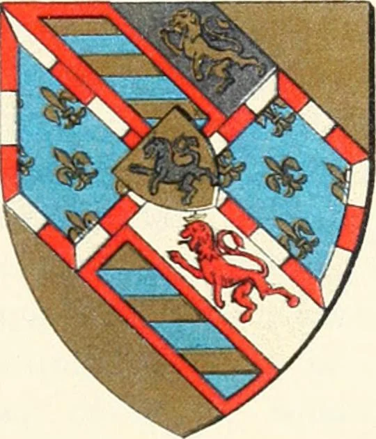 An illustration from A treatise on heraldry, British and foreign : with English and French glossaries, 1896, leaf 222