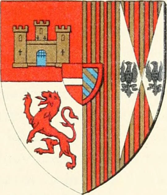 An illustration from A treatise on heraldry, British and foreign : with English and French glossaries, 1896, leaf 230