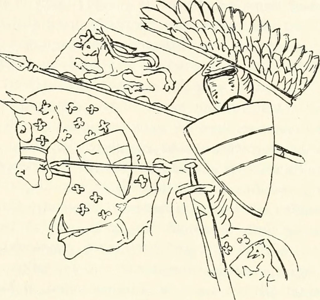 An illustration from A treatise on heraldry, British and foreign : with English and French glossaries, 1896, leaf 278