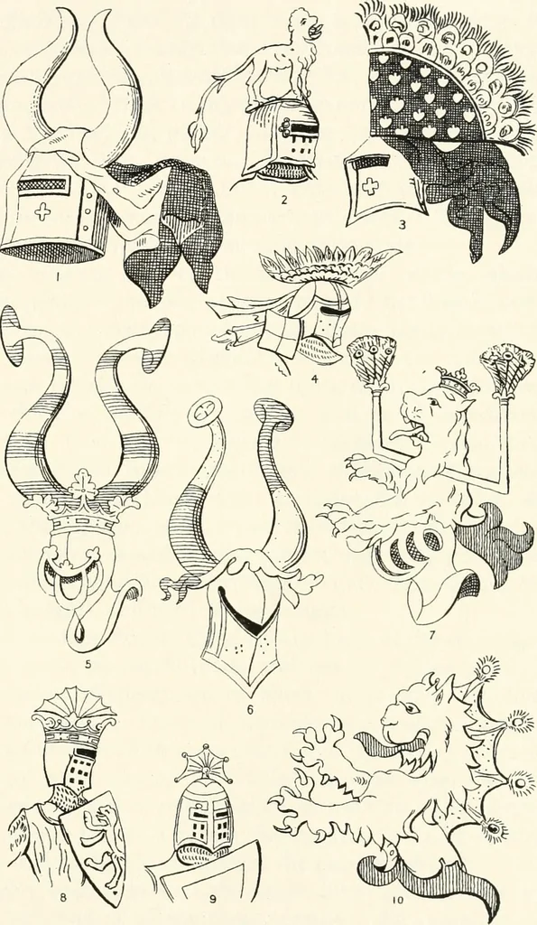 An illustration from A treatise on heraldry, British and foreign : with English and French glossaries, 1896, leaf 290