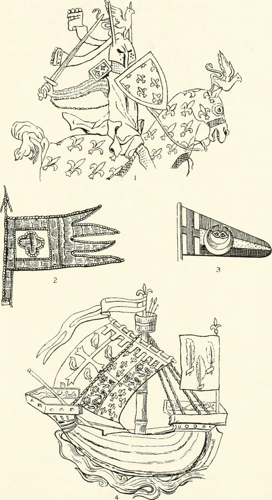 An illustration from A treatise on heraldry, British and foreign : with English and French glossaries, 1896, leaf 366