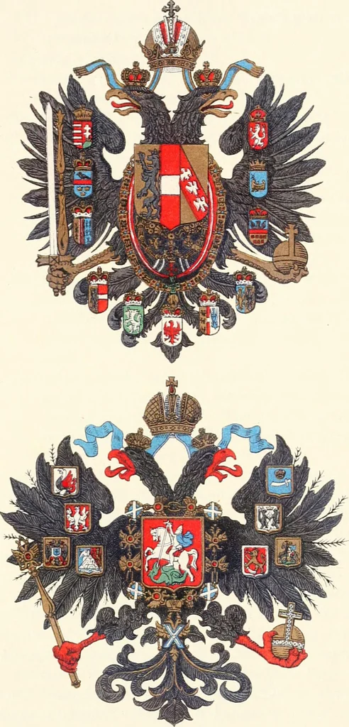 An illustration from A treatise on heraldry, British and foreign : with English and French glossaries, 1896, leaf 408