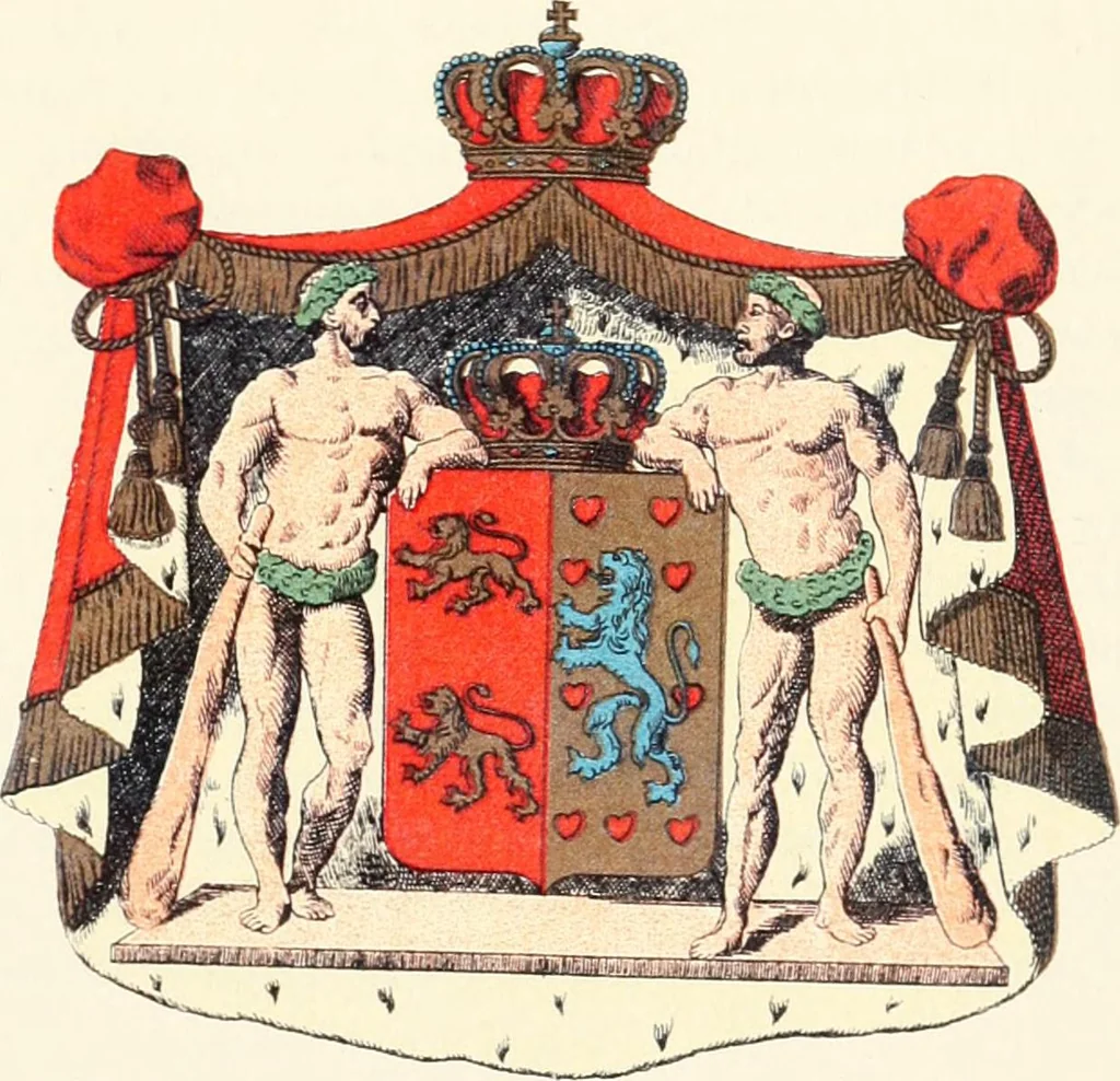 An illustration from A treatise on heraldry, British and foreign : with English and French glossaries, 1896, leaf 418