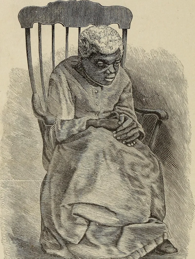 An illustration from A treatise on human nature and physiognomy, 1882, leaf 443