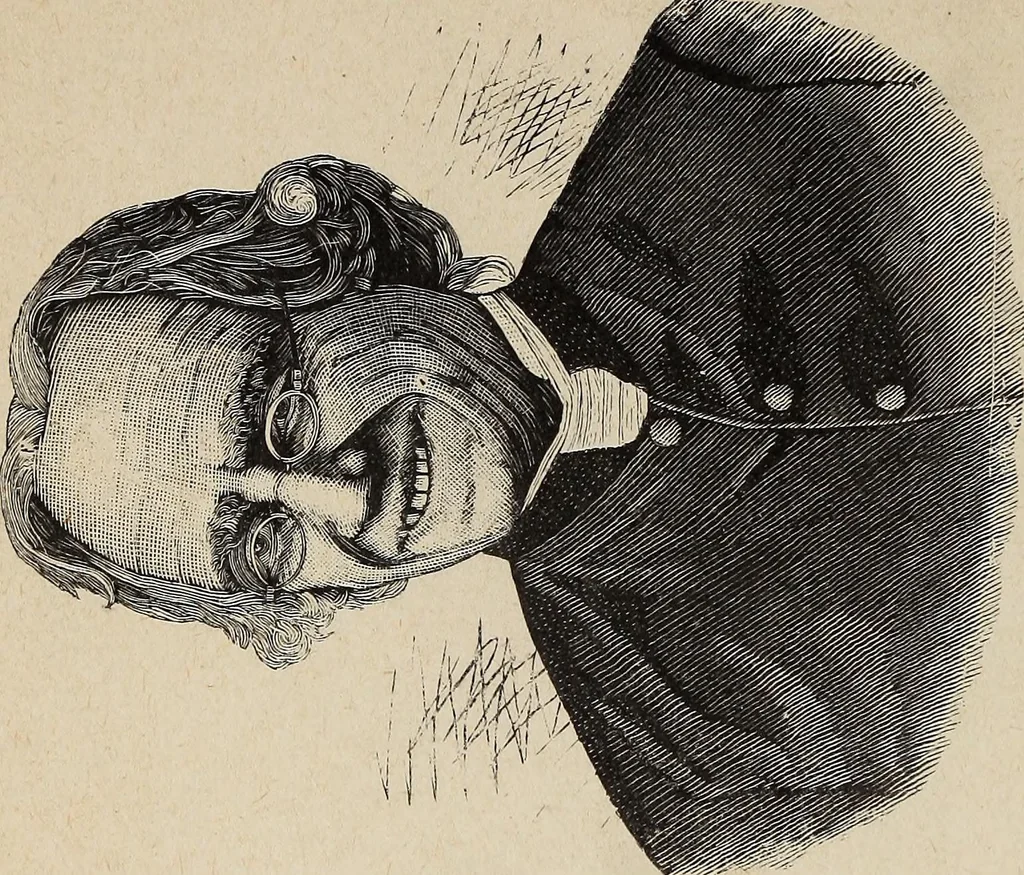 An illustration from A treatise on human nature and physiognomy, 1882, leaf 49