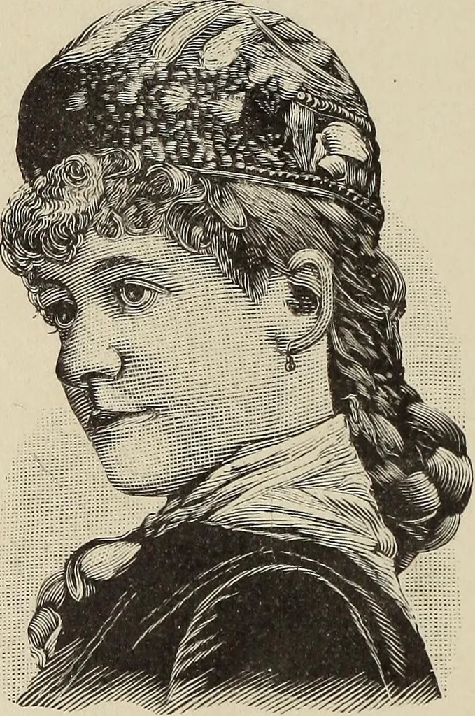 An illustration from A treatise on human nature and physiognomy, 1882, leaf 605