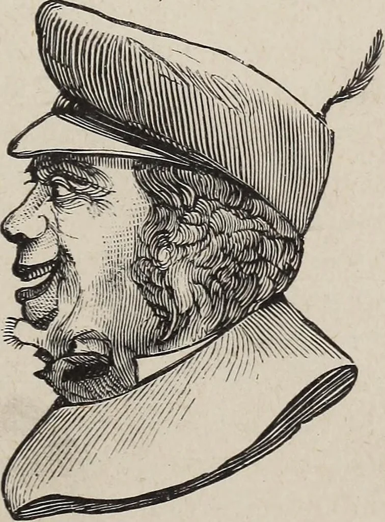 An illustration from A treatise on human nature and physiognomy, 1882, leaf 700