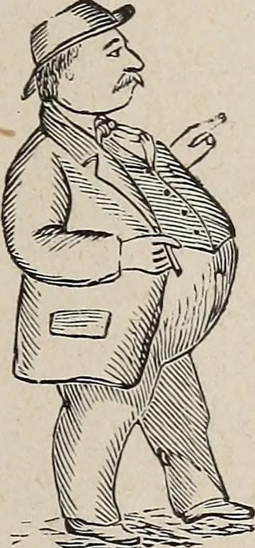 An illustration from A treatise on human nature and physiognomy, 1882, leaf 726