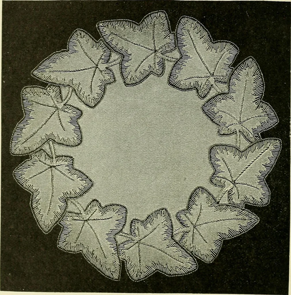 An illustration from A treatise on lace-making, embroidery, and needle-work with Irish flax threads, 1892, leaf 109