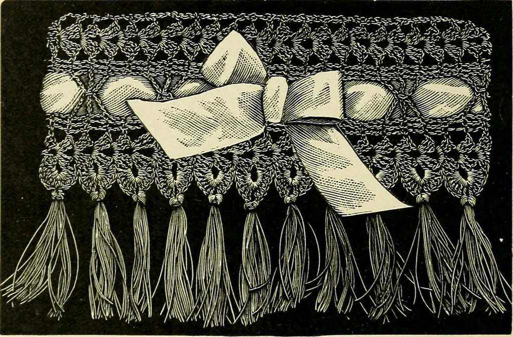An illustration from A treatise on lace-making, embroidery, and needle-work with Irish flax threads, 1892, leaf 119