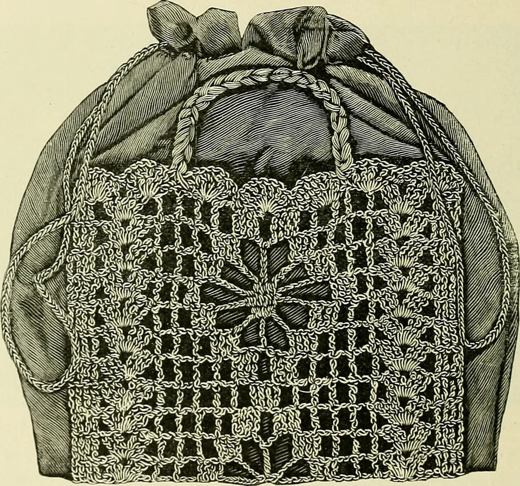 An illustration from A treatise on lace-making, embroidery, and needle-work with Irish flax threads, 1892, leaf 121