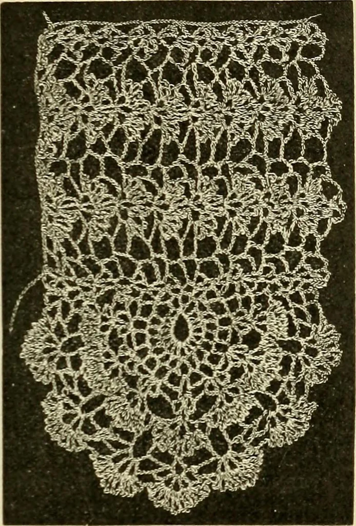 An illustration from A treatise on lace-making, embroidery, and needle-work with Irish flax threads, 1892, leaf 32