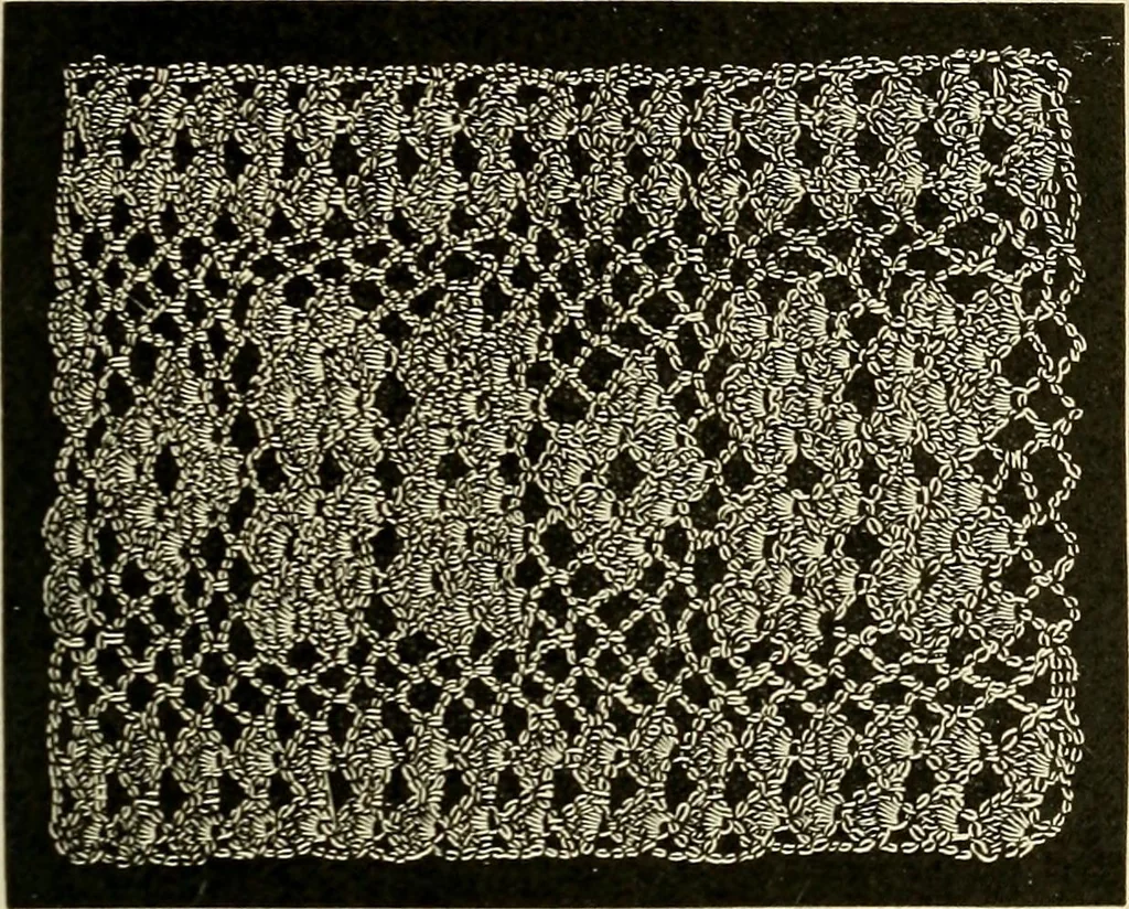 An illustration from A treatise on lace-making, embroidery, and needle-work with Irish flax threads, 1892, leaf 34