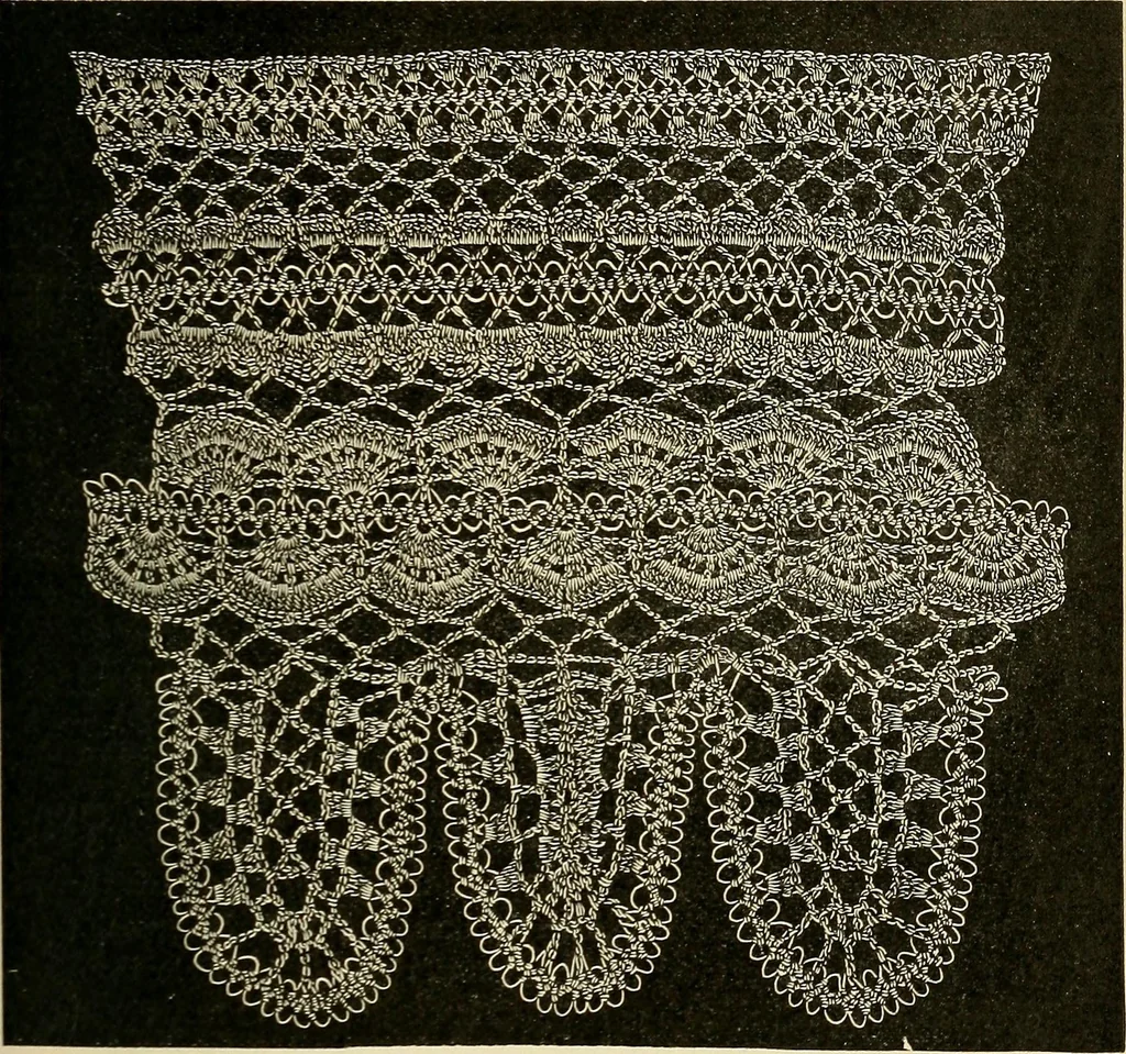 An illustration from A treatise on lace-making, embroidery, and needle-work with Irish flax threads, 1892, leaf 36