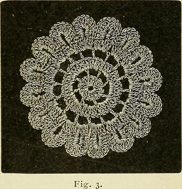 An illustration from A treatise on lace-making, embroidery, and needle-work with Irish flax threads, 1892, leaf 48