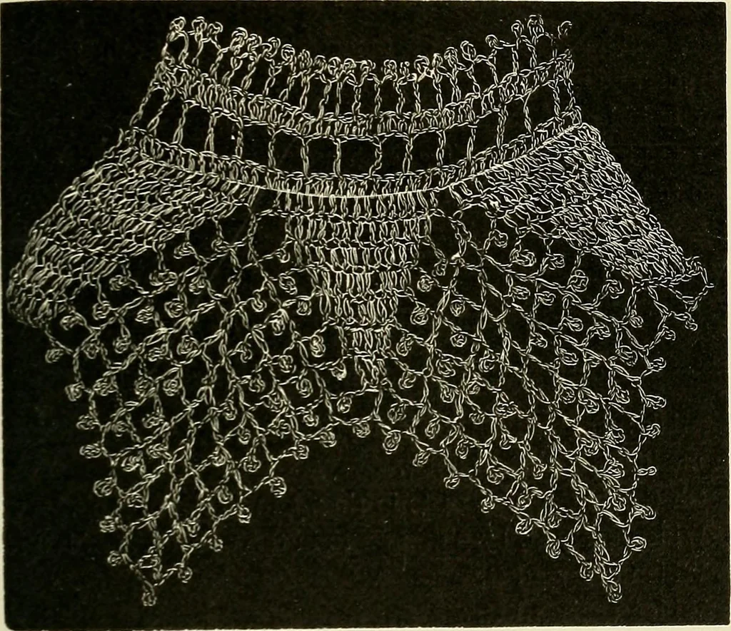 An illustration from A treatise on lace-making, embroidery, and needle-work with Irish flax threads, 1892, leaf 52