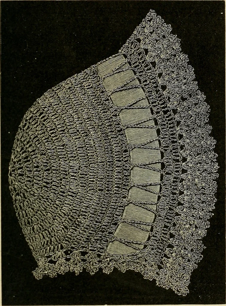 An illustration from A treatise on lace-making, embroidery, and needle-work with Irish flax threads, 1892, leaf 54