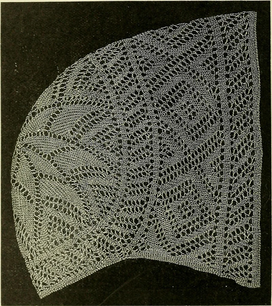 An illustration from A treatise on lace-making, embroidery, and needle-work with Irish flax threads, 1892, leaf 77