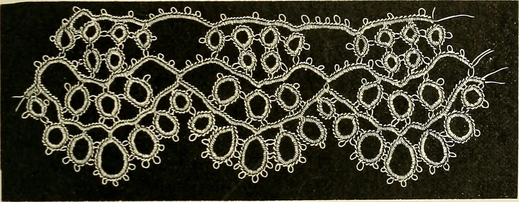 An illustration from A treatise on lace-making, embroidery, and needle-work with Irish flax threads, 1892, leaf 88