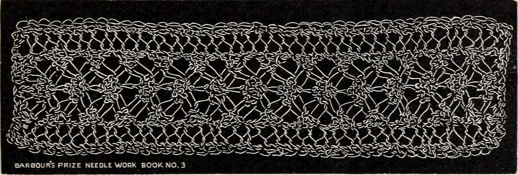 An illustration from A treatise on lace-making, embroidery, and needle-work with Irish flax threads, 1892, leaf 16