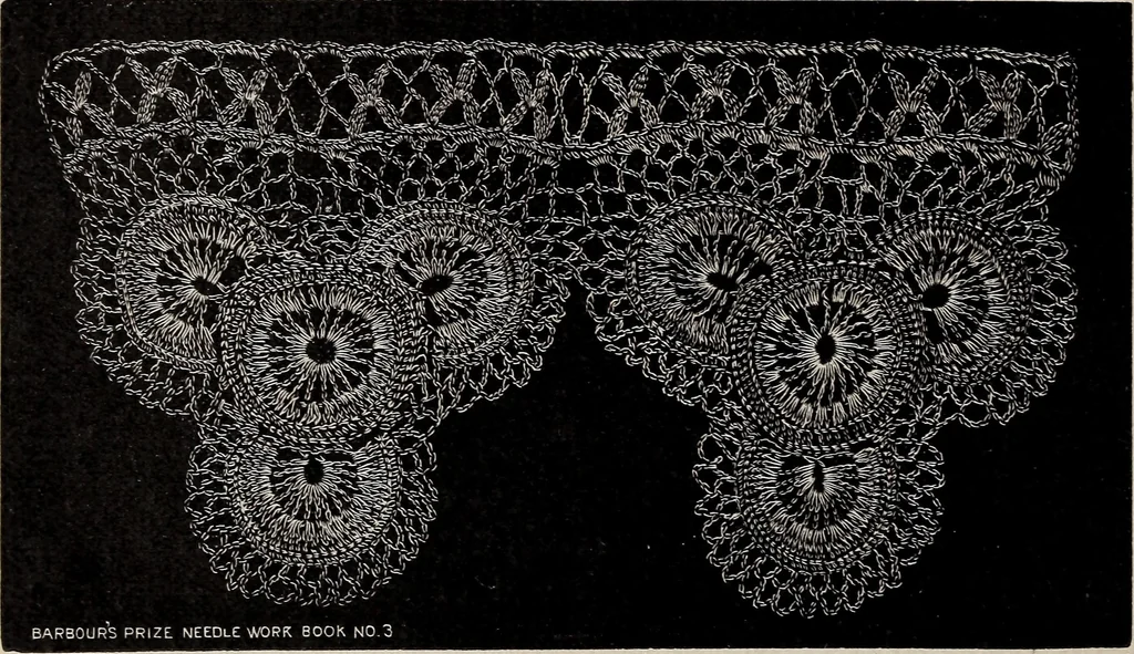 An illustration from A treatise on lace-making, embroidery, and needle-work with Irish flax threads, 1892, leaf 29