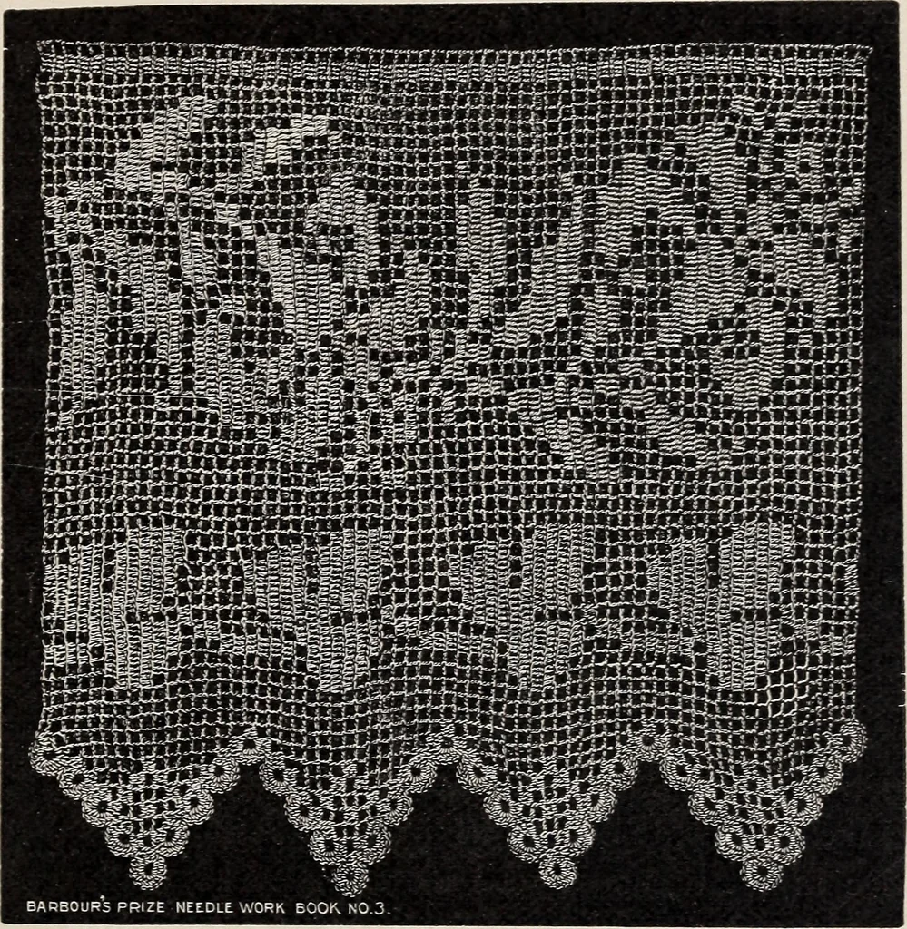 An illustration from A treatise on lace-making, embroidery, and needle-work with Irish flax threads, 1892, leaf 32