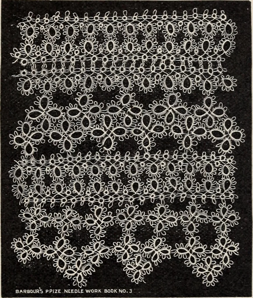 An illustration from A treatise on lace-making, embroidery, and needle-work with Irish flax threads, 1892, leaf 36