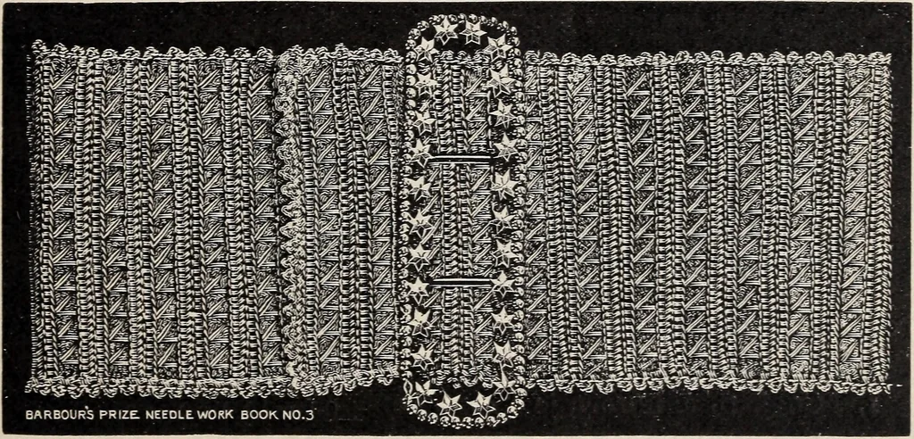An illustration from A treatise on lace-making, embroidery, and needle-work with Irish flax threads, 1892, leaf 42