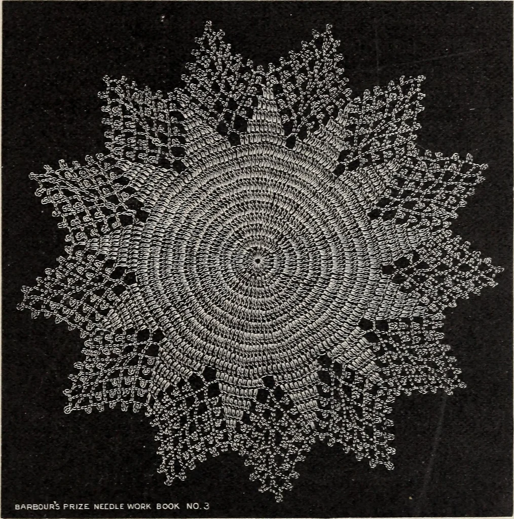 An illustration from A treatise on lace-making, embroidery, and needle-work with Irish flax threads, 1892, leaf 44