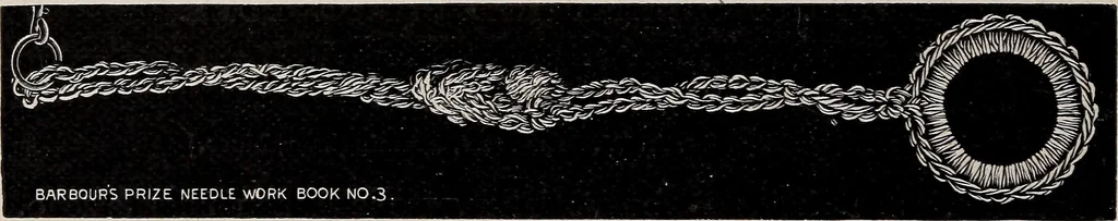 An illustration from A treatise on lace-making, embroidery, and needle-work with Irish flax threads, 1892, leaf 51