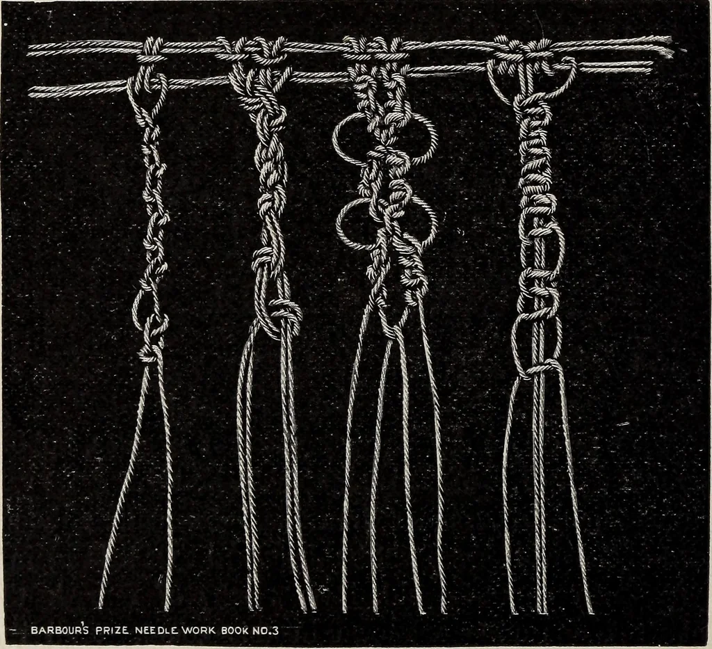 An illustration from A treatise on lace-making, embroidery, and needle-work with Irish flax threads, 1892, leaf 69