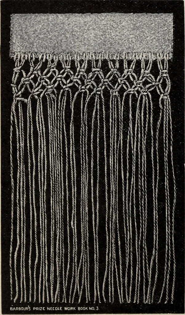 An illustration from A treatise on lace-making, embroidery, and needle-work with Irish flax threads, 1892, leaf 73