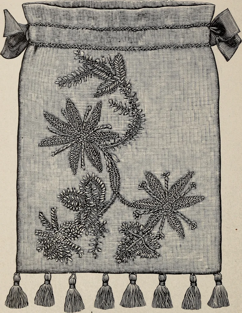 An illustration from A treatise on lace-making, embroidery, and needle-work with Irish flax threads, 1892, leaf 95