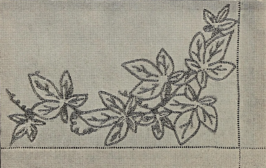 An illustration from A treatise on lace-making, embroidery, and needle-work with Irish flax threads, 1892, leaf 115