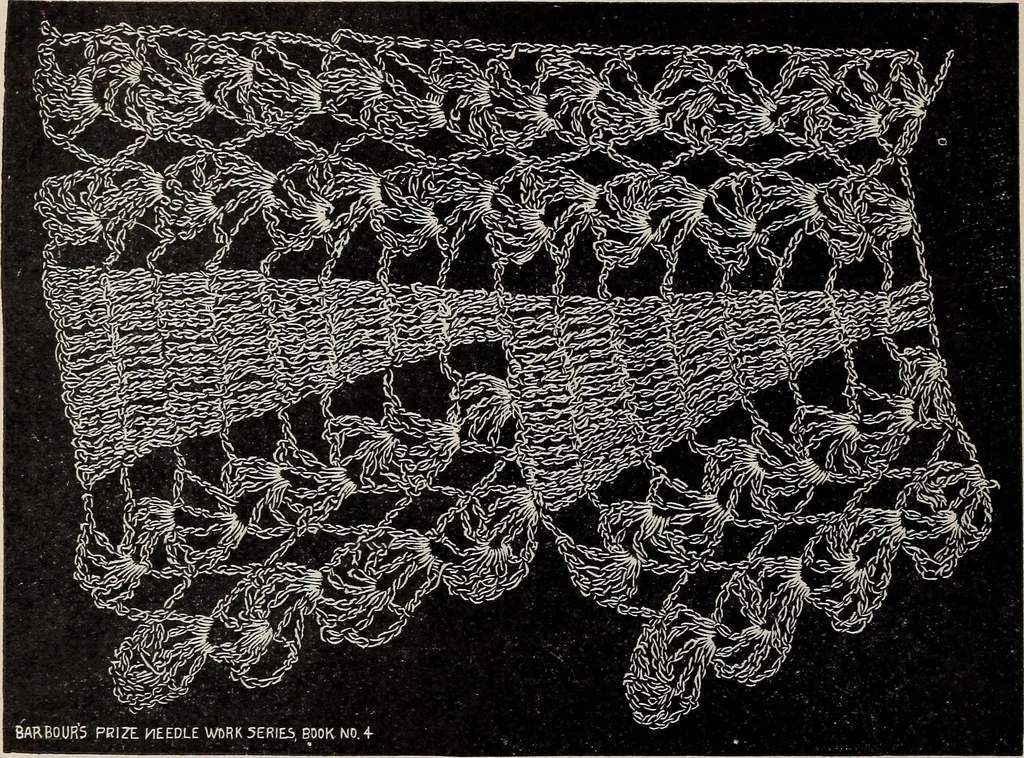 An illustration from A treatise on lace-making, embroidery, and needle-work with Irish flax threads, 1892, leaf 23