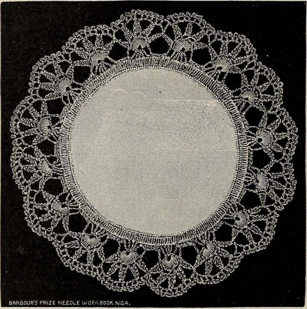 An illustration from A treatise on lace-making, embroidery, and needle-work with Irish flax threads, 1892, leaf 39
