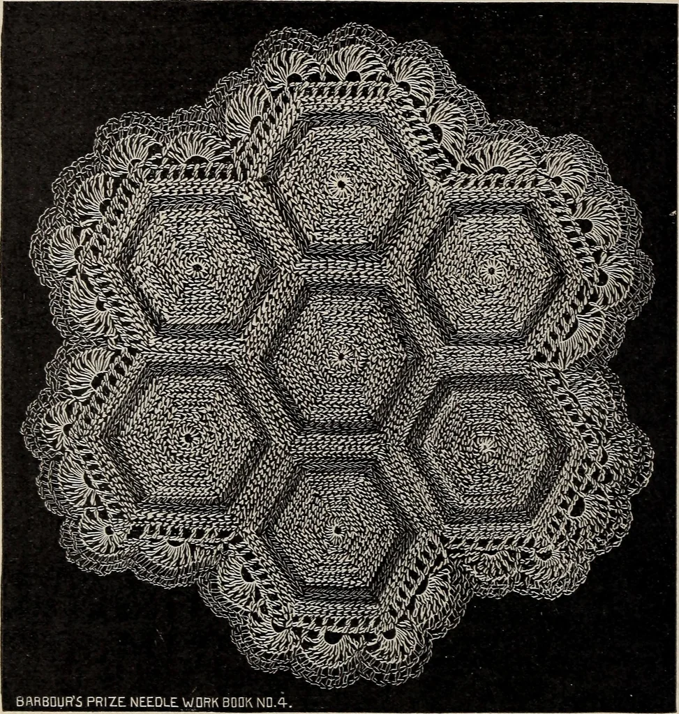 An illustration from A treatise on lace-making, embroidery, and needle-work with Irish flax threads, 1892, leaf 41