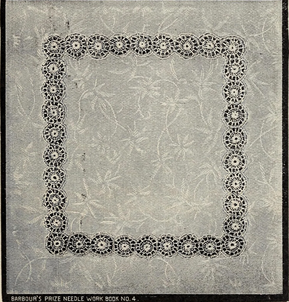 An illustration from A treatise on lace-making, embroidery, and needle-work with Irish flax threads, 1892, leaf 46