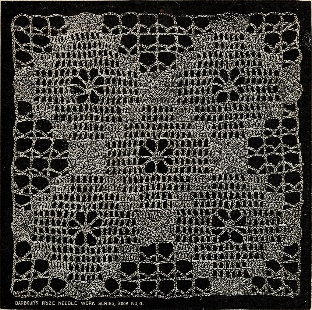 An illustration from A treatise on lace-making, embroidery, and needle-work with Irish flax threads, 1892, leaf 52