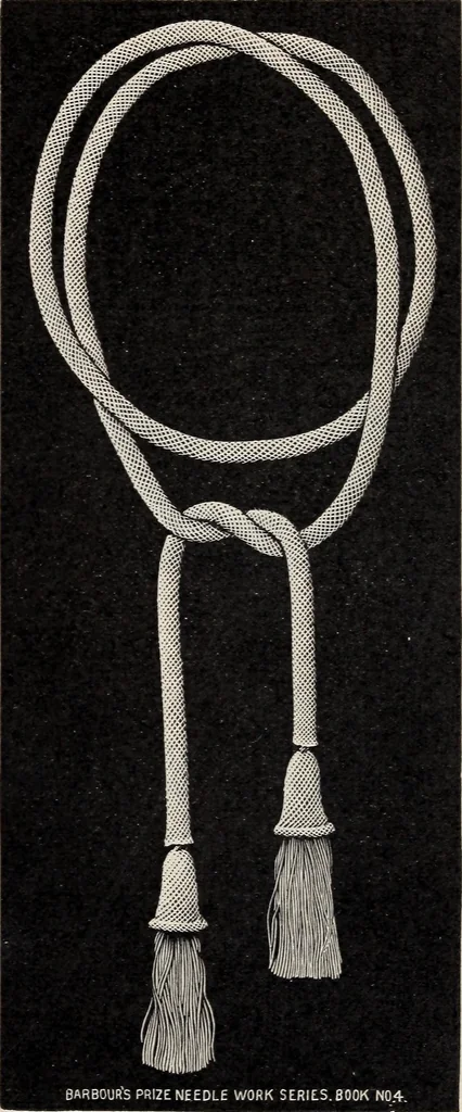 An illustration from A treatise on lace-making, embroidery, and needle-work with Irish flax threads, 1892, leaf 56