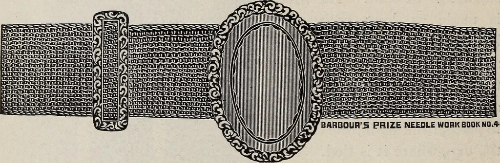 An illustration from A treatise on lace-making, embroidery, and needle-work with Irish flax threads, 1892, leaf 57