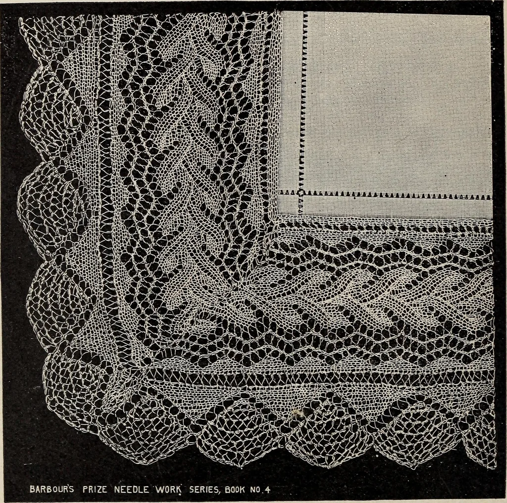 An illustration from A treatise on lace-making, embroidery, and needle-work with Irish flax threads, 1892, leaf 59
