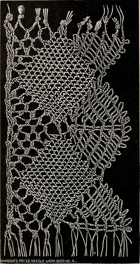 An illustration from A treatise on lace-making, embroidery, and needle-work with Irish flax threads, 1892, leaf 87