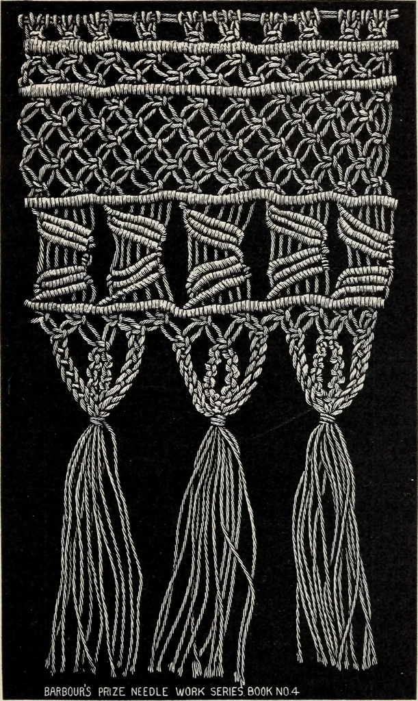 An illustration from A treatise on lace-making, embroidery, and needle-work with Irish flax threads, 1892, leaf 92