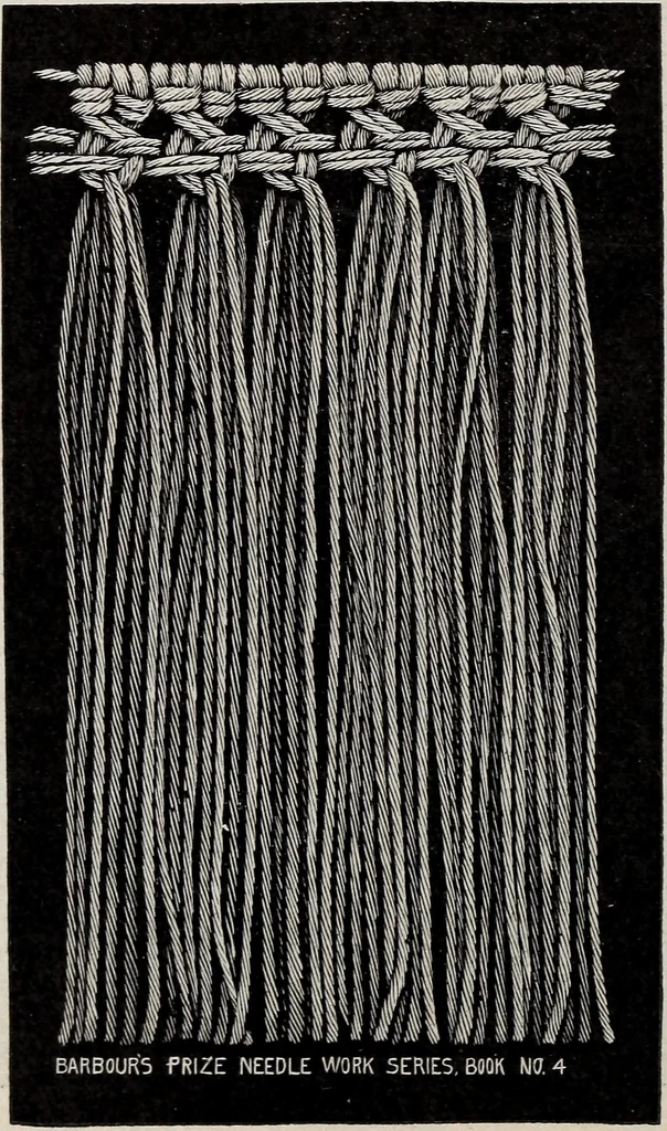 An illustration from A treatise on lace-making, embroidery, and needle-work with Irish flax threads, 1892, leaf 93
